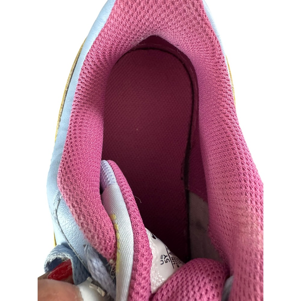 Nike Court Borough Low 2 Light Blue Pink Yellow Sneakers BQ5448-405 Womens 6.5 - Picture 8 of 8